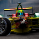 F1 reject Lucas Di Grassi wheels his crashed car back to the pits at last year’s Formula E race in London. Photo Credit: Getty Images